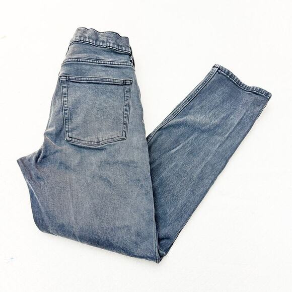 Everlane The Way-High Slim Organic Cotton Denim jeans Gray Wash Size 27 Short - Picture 9 of 9